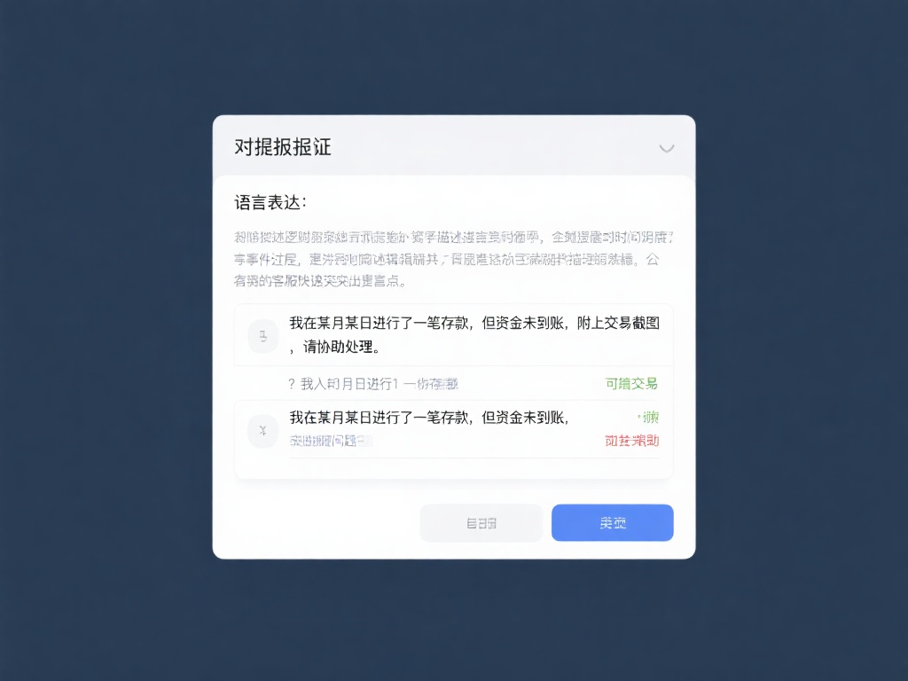 在提交举报时，语言表达尤为重要。建议按照时间顺序描